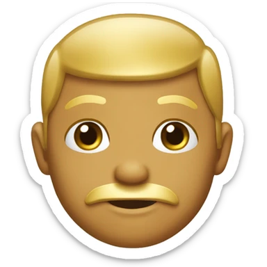 simples anel dourado sem detalhe nem nada sticker