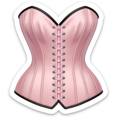 Corset rosa pastel  sticker