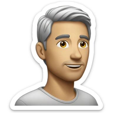 Guy who goes to US from Europe for 2 days sticker