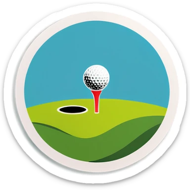 Golf sticker
