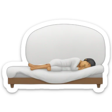 sleep deprived person sticker