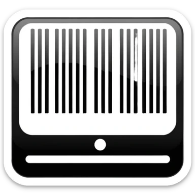 barcode icon sticker