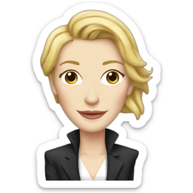 cate blanchett being a lesbian sticker