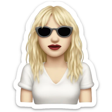 courtney love sticker