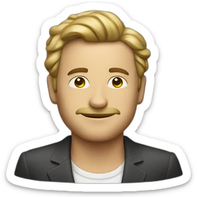 finnancial wealth without glasses sticker