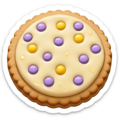 cookie with lavander and lemon bits sticker