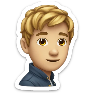 Norman youtube enfant sticker