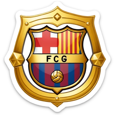 Barça escudo sticker