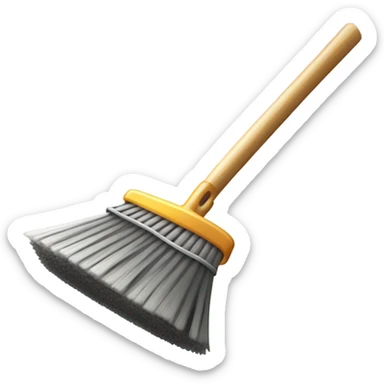 Broom and shine sticker