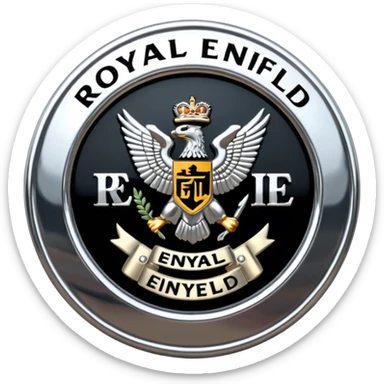 Royal enfield symble copy and paste sticker