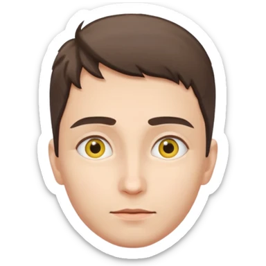 Ukrainean looking up left sticker