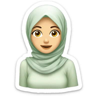 coquette islamic sticker sticker