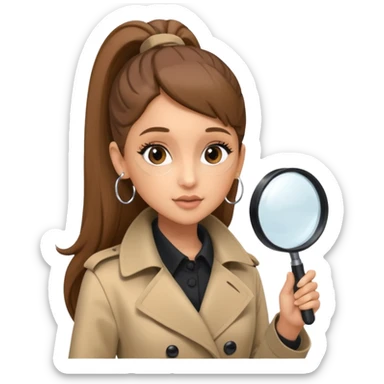 can you create Ariana Grande as an investigator? sticker