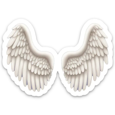 Angel wings sticker