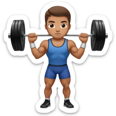 weightlifter sticker