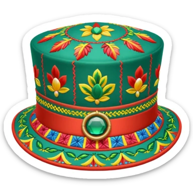 a nigerian hat sticker