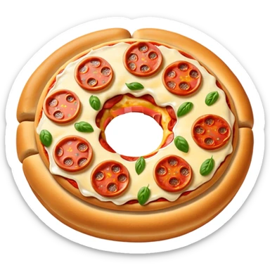 Pizza bagel  sticker