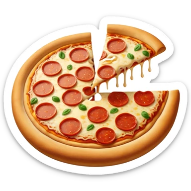 Pizza sticker