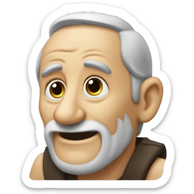 faust mit einem finger zeigend zwischen den fingern sticker