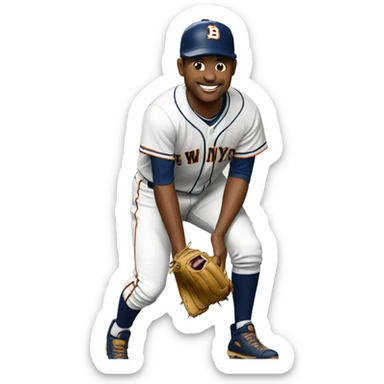 Baseball Trading card sticker