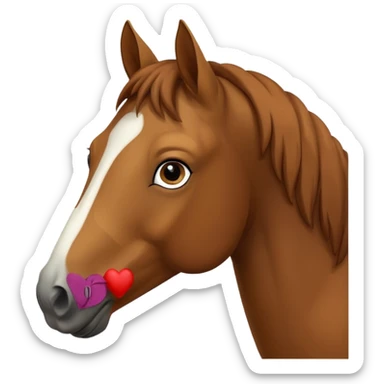 Horse looking in my eyes sticker