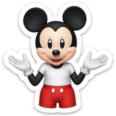 Mickey mouse sticker