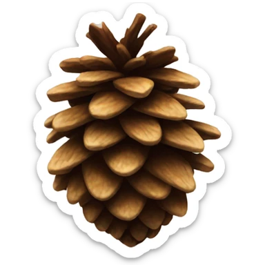 pine cone sticker