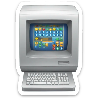 Lottery computer sticker