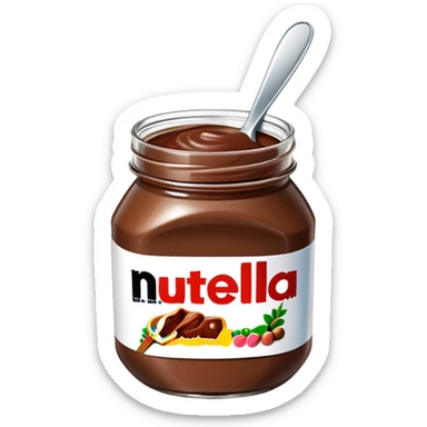 nutella eji  sticker