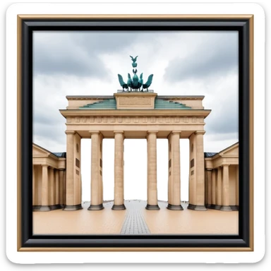 brandenburg gate sticker