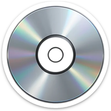 CD disk sticker