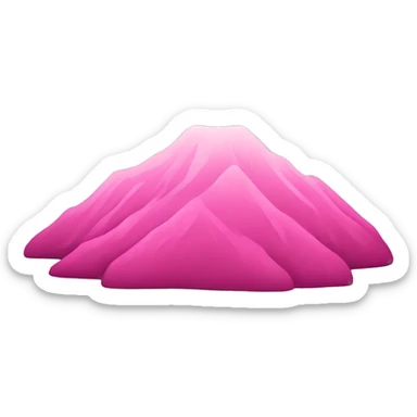 Pink hill sticker