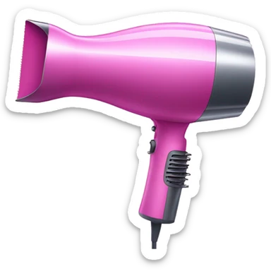 Dyson pink hairdryer sticker