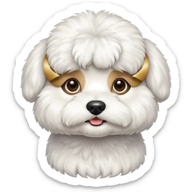 bichon sticker