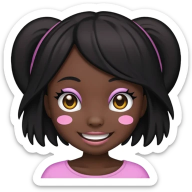 Kuromi cute emoji sticker