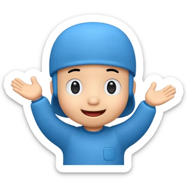 Dessin animé pocoyo sticker