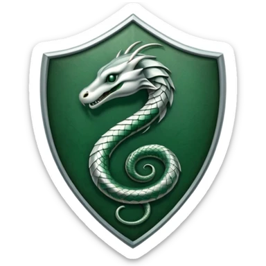 Slytherin crest sticker