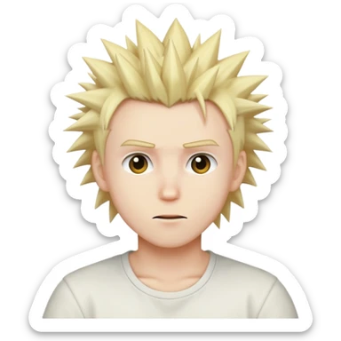 denji from chainsaw man sticker