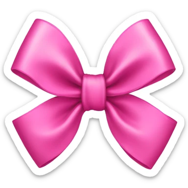 Pink bow  sticker