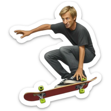 Tony hawks sticker