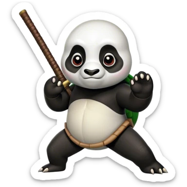 Kungfu Panda turtle sticker