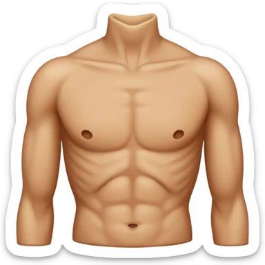 İnsan vücudu ama kafasız sticker