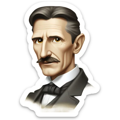 Nikola Tesla  sticker