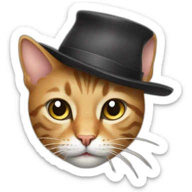 cat-with-a-hat sticker