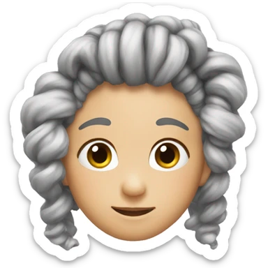 Hair scrunchy sticker