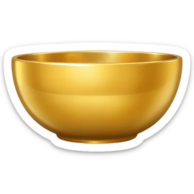 gold bowl sticker