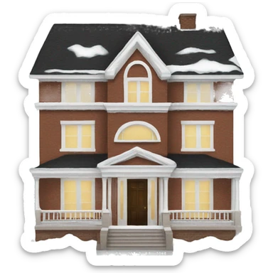 home alone house sticker