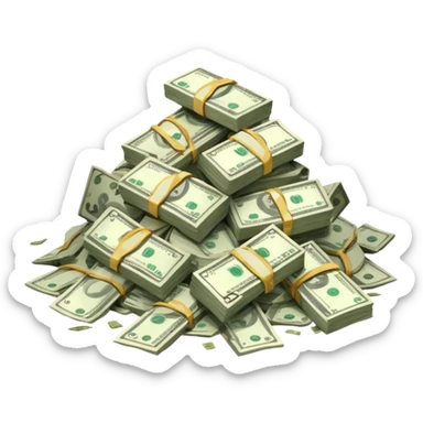 Money loss sticker