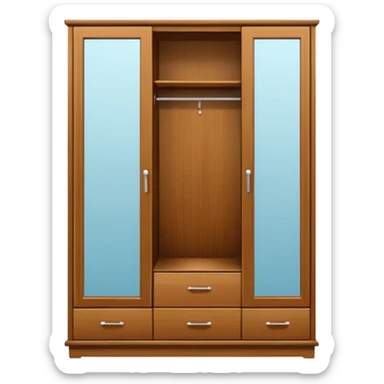 wardrobe modern closed mirror door sticker