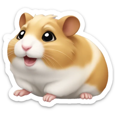 An hamster that say “Cacati” sticker